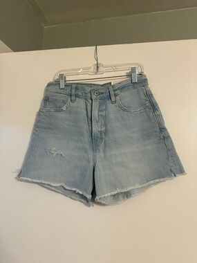 NWT American Eagle Highest Rise 90’s Boyfriend Light Wash Jean Shorts, Size 2